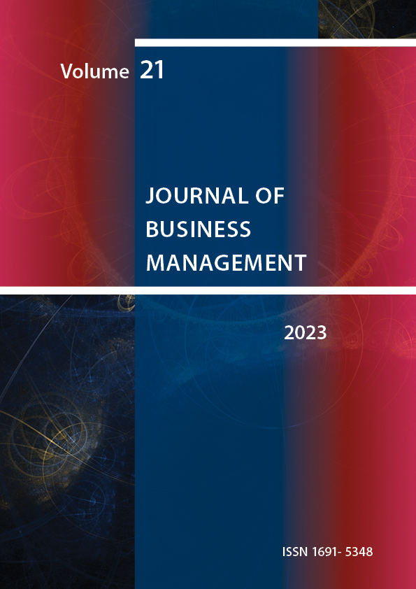 					View Vol. 21 (2023): Journal of Business Management
				